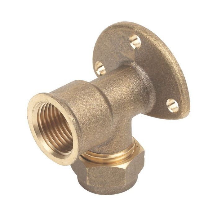 Navigator Comprasion 15mm x 1/2" Wall Plate Elbow
