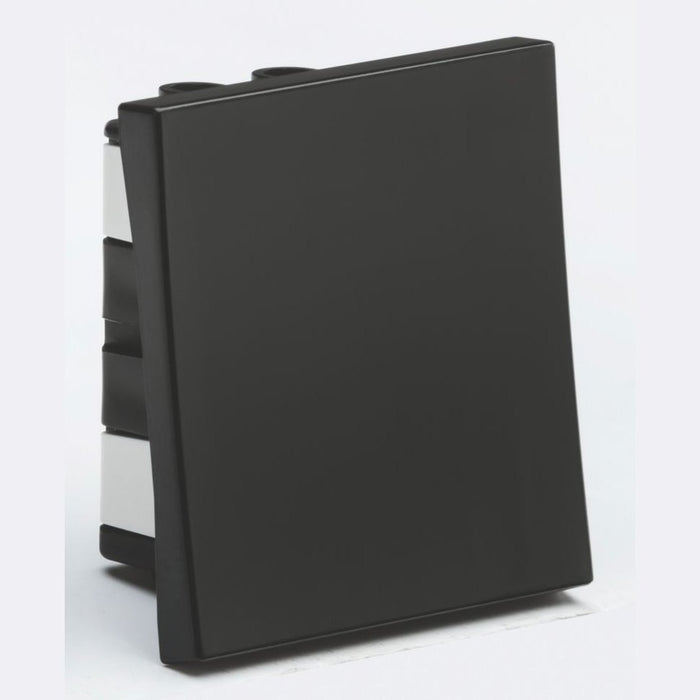 KONECT KINETIC 3 GANG PUSH SWITCH BLACK