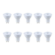 GU10 BULB 10 PACK 600LM 5.7W 2700K DIMMABLE 36 BEAM INTEGRAL