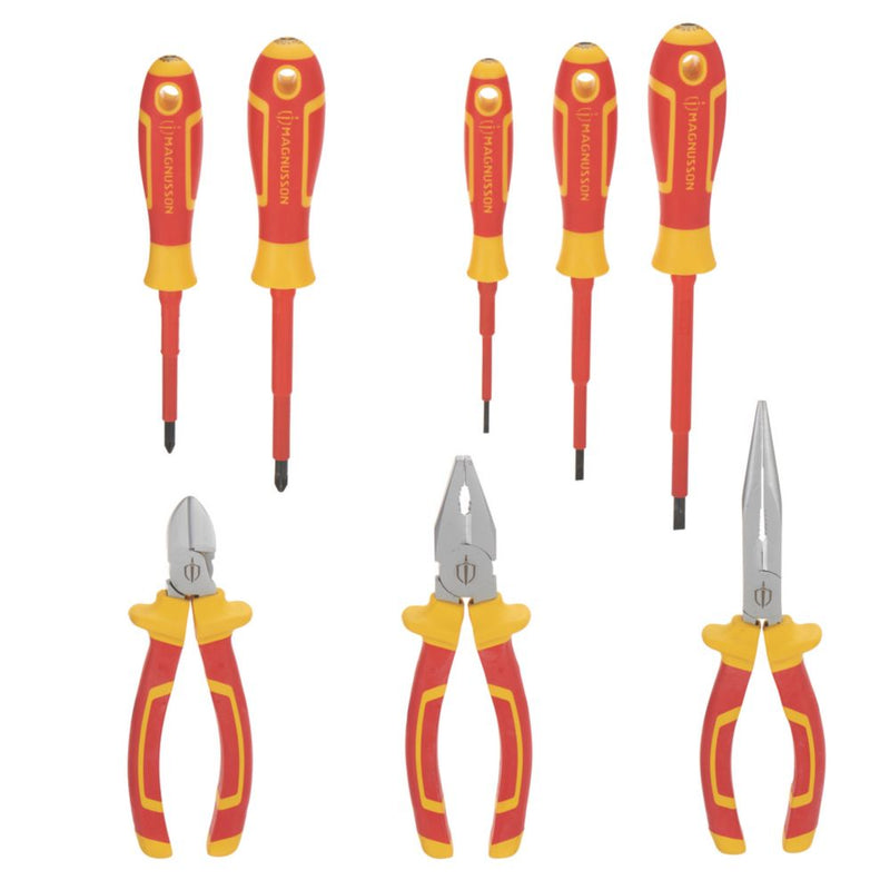 8 pcs Screwdriver & Plier Set