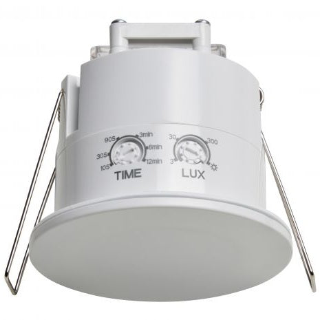 Tera Recessed PIR Presence Sensor IP54, white, 2.5-3m max, 360*