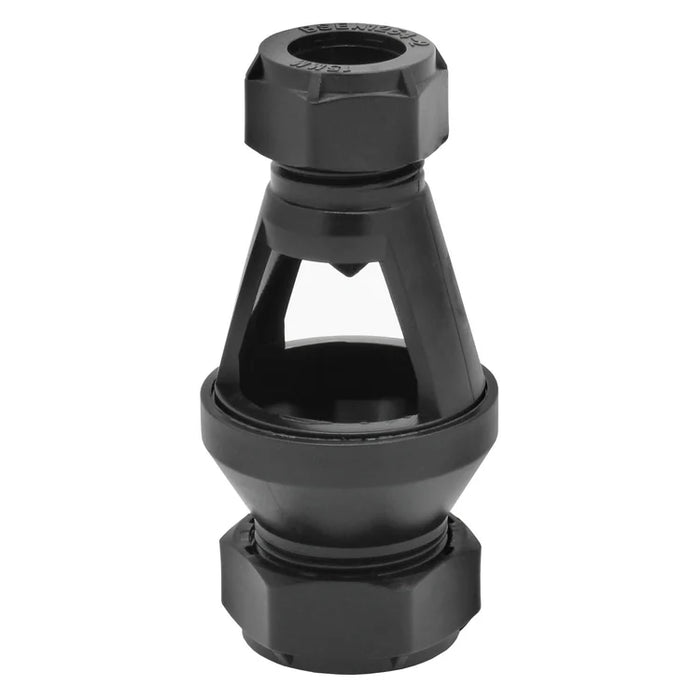 Straight Tundish Open - 15mm x 22mm Compression