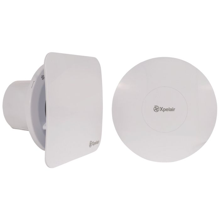 Xpelair Simply Silent Contour C4 Extractor Fan | Pull Cord | White | C4PSR