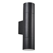 Zink Morro Up/Down Outdoor Wall Light Black IP65 2xGU10 ZN-40001-BLK
